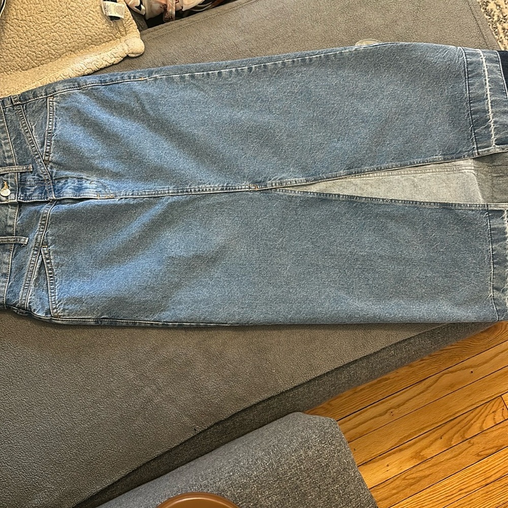 MANGO maxi denim skirt